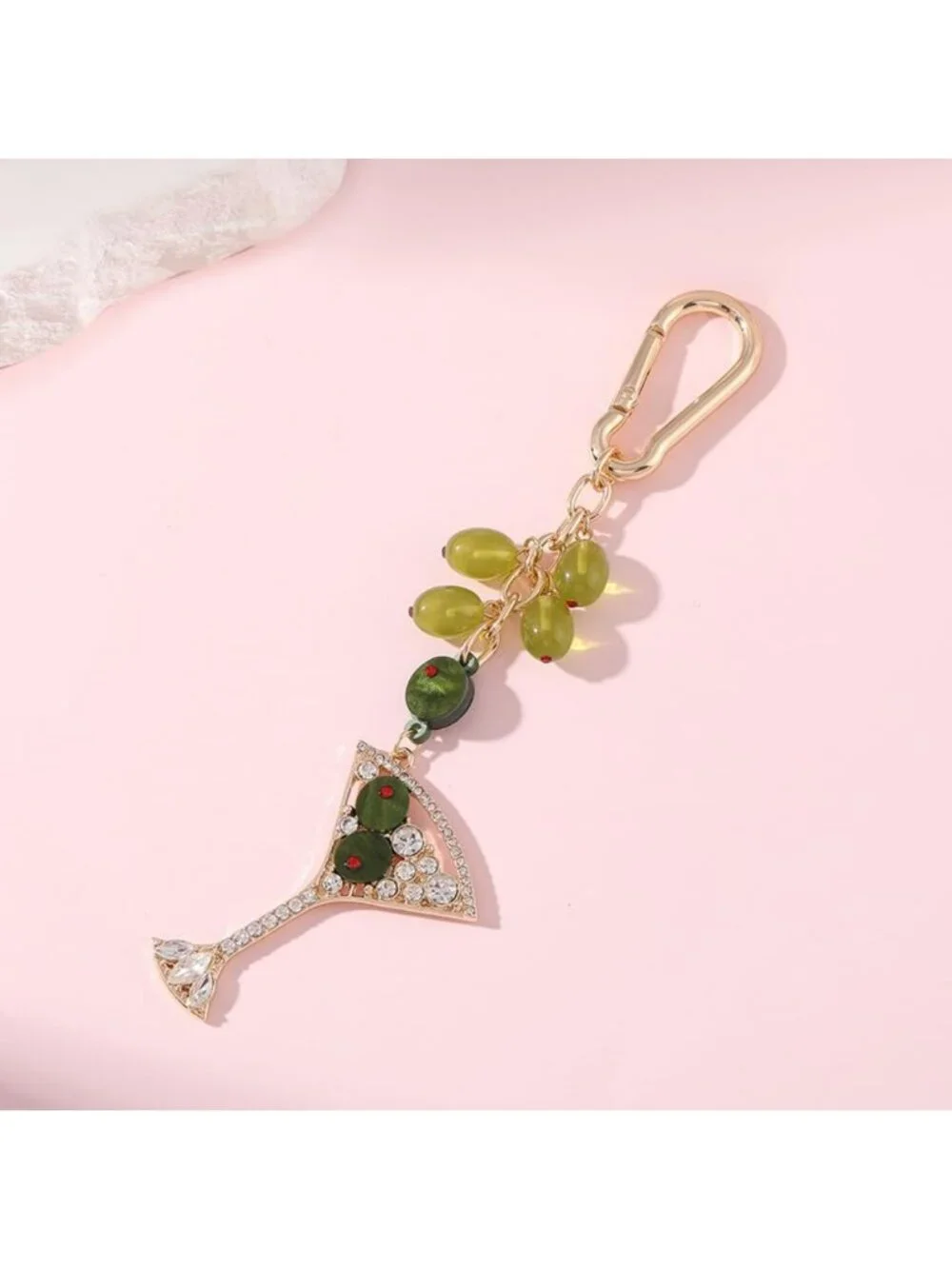 Adorable Sporty Fruit Keychain Charms for Handbags & Purses - Fun Accessories